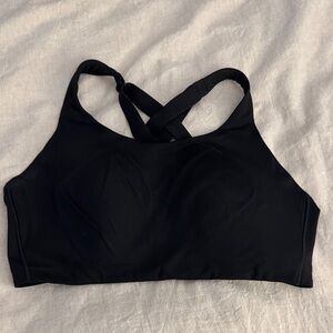 Lululemon Athletica Black Cross-Back Sports Bra